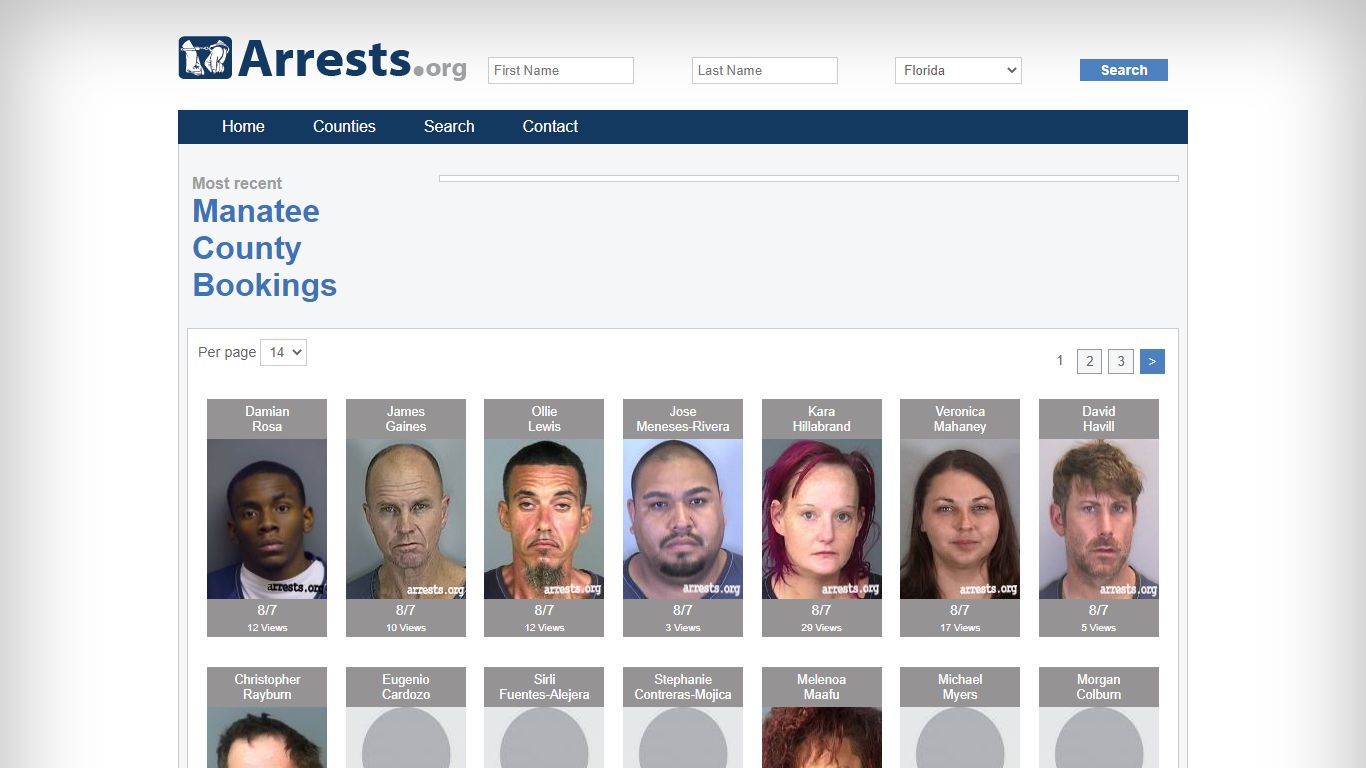 Manatee County Arrests and Inmate Search